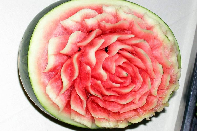 Flowered watermelon.