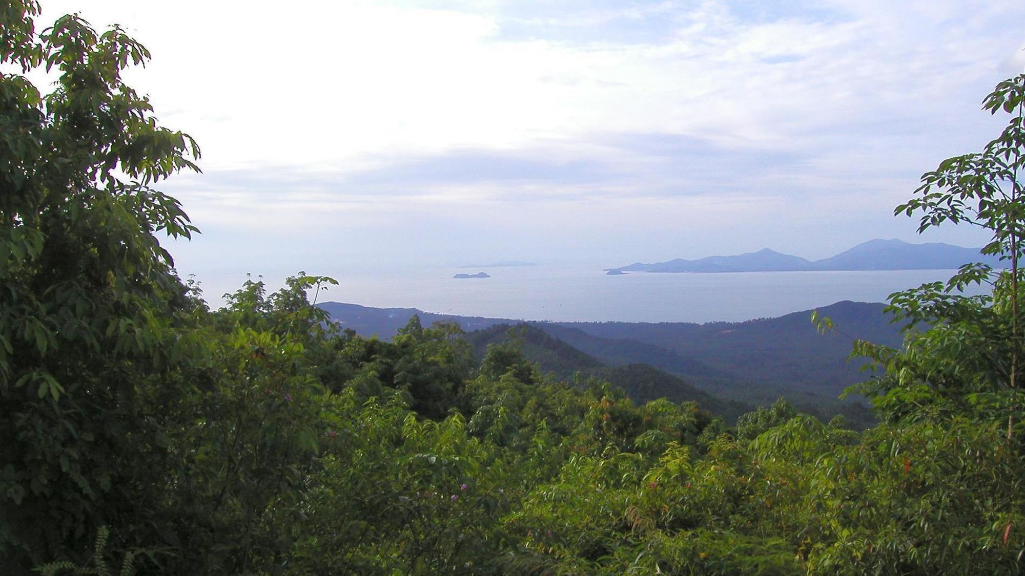 Koh Mat Sum and Koh Taen from jungle.