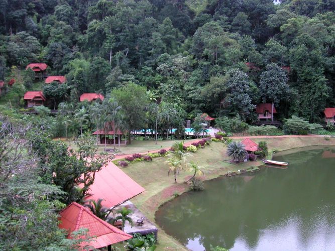 Resort in deep jungle near Ranong.