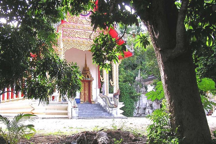 Wat Samret is one of the oldest on Koh Samui.